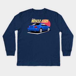 Classic Muscle Cars Kids Long Sleeve T-Shirt